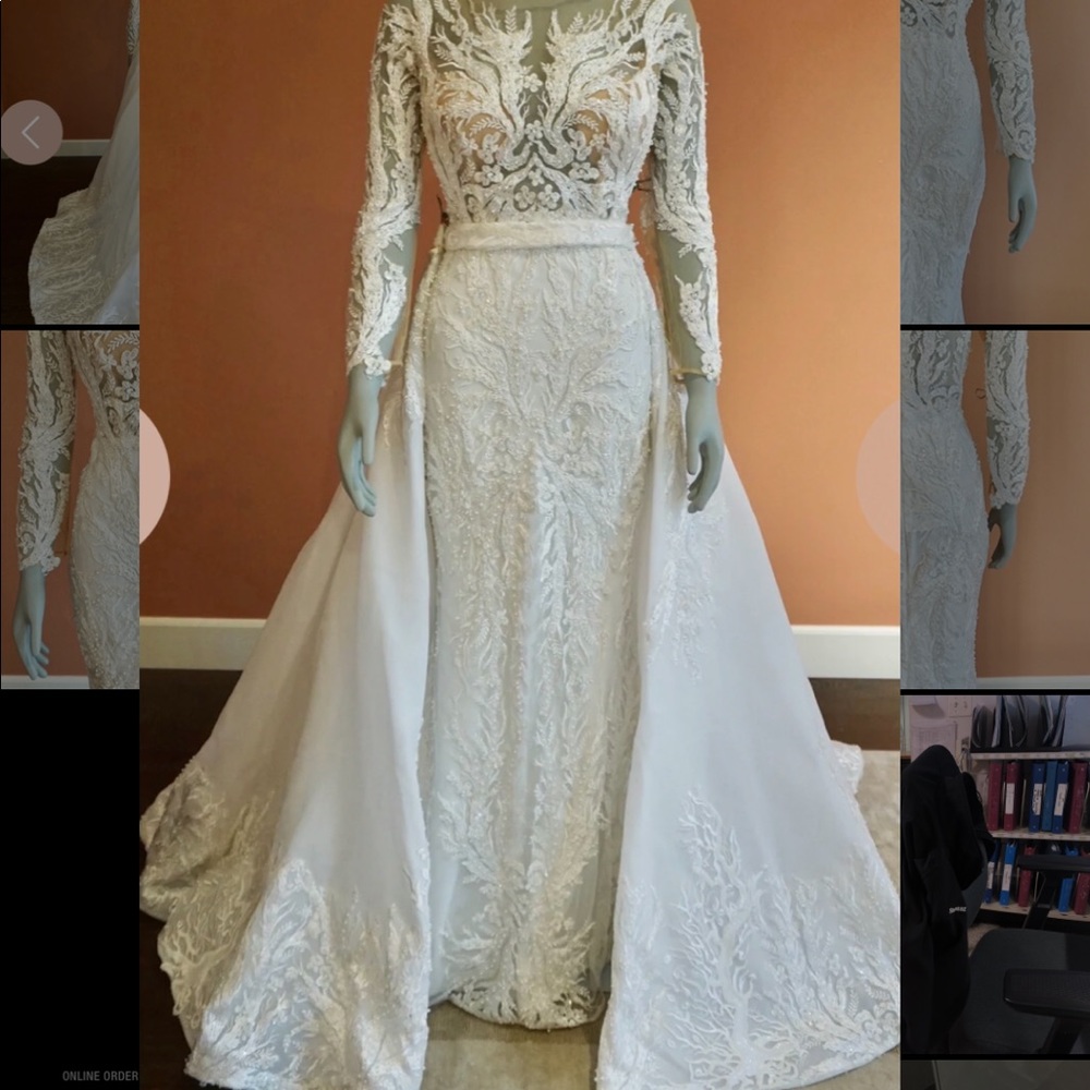 Valdrin sahiti custom made wedding dress